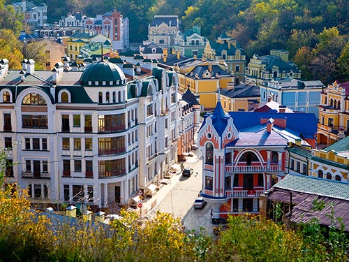 Вид на воздвиженку Экскурсии в Украину